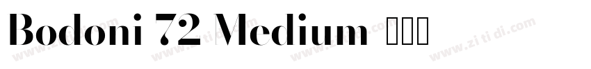 Bodoni 72 Medium字体转换